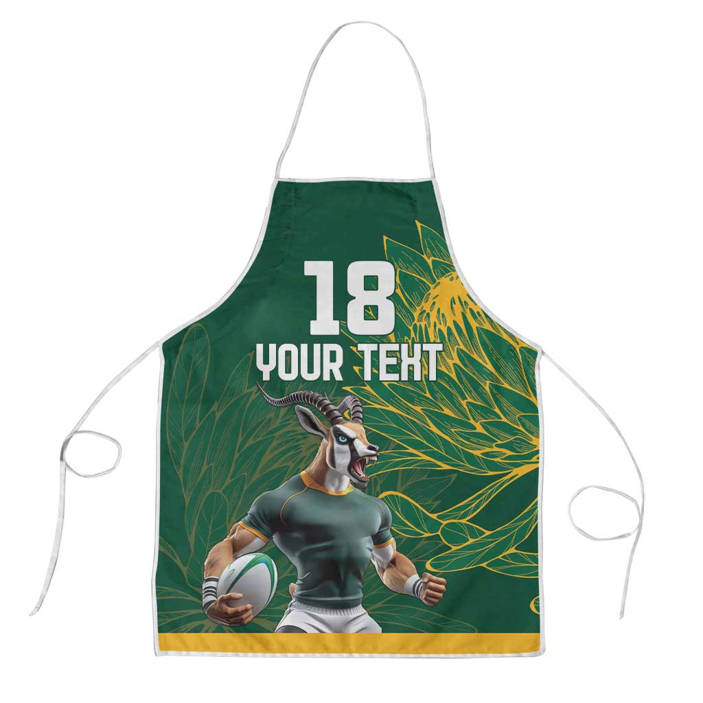 Rugby South Africa Champion Custom Apron Springboks Mascot