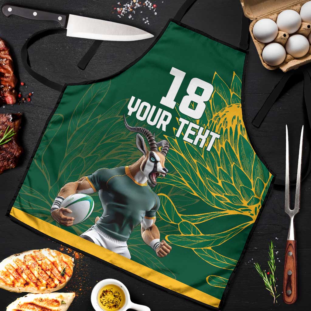 Rugby South Africa Champion Custom Apron Springboks Mascot
