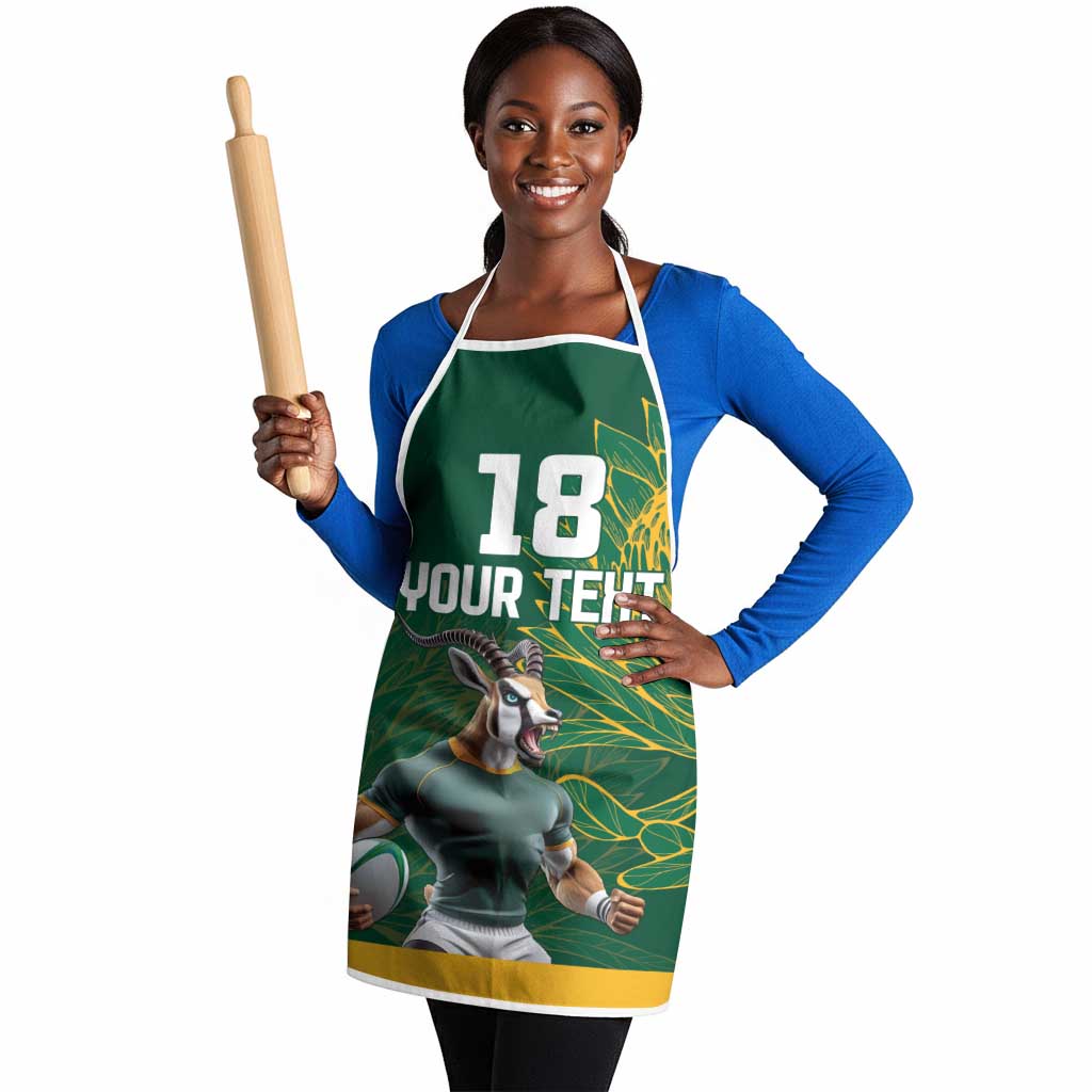 Rugby South Africa Champion Custom Apron Springboks Mascot