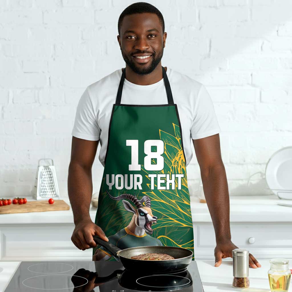 Rugby South Africa Champion Custom Apron Springboks Mascot