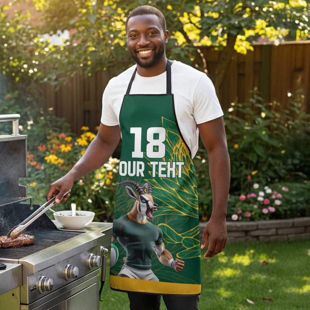 Rugby South Africa Champion Custom Apron Springboks Mascot