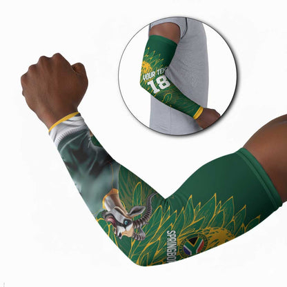 Rugby South Africa Champion Custom Arm Sleeves Springboks Mascot