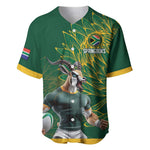 Rugby South Africa Champion Custom Baseball Jersey Springboks Mascot - African Pride