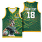 Rugby South Africa Champion Custom Basketball Jersey Springboks Mascot LT18