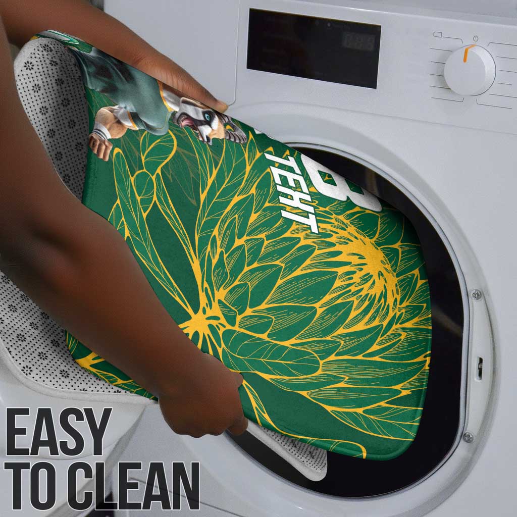 Rugby South Africa Champion Custom Bathroom Set Springboks Mascot