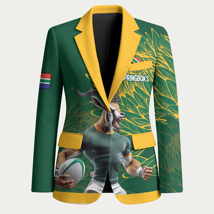 Rugby South Africa Champion Custom Blazer Springboks Mascot