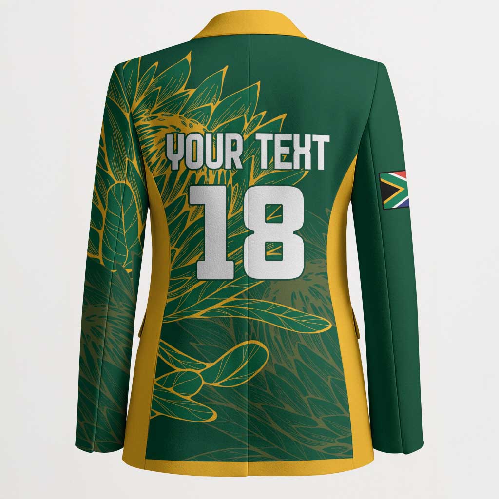 Rugby South Africa Champion Custom Blazer Springboks Mascot