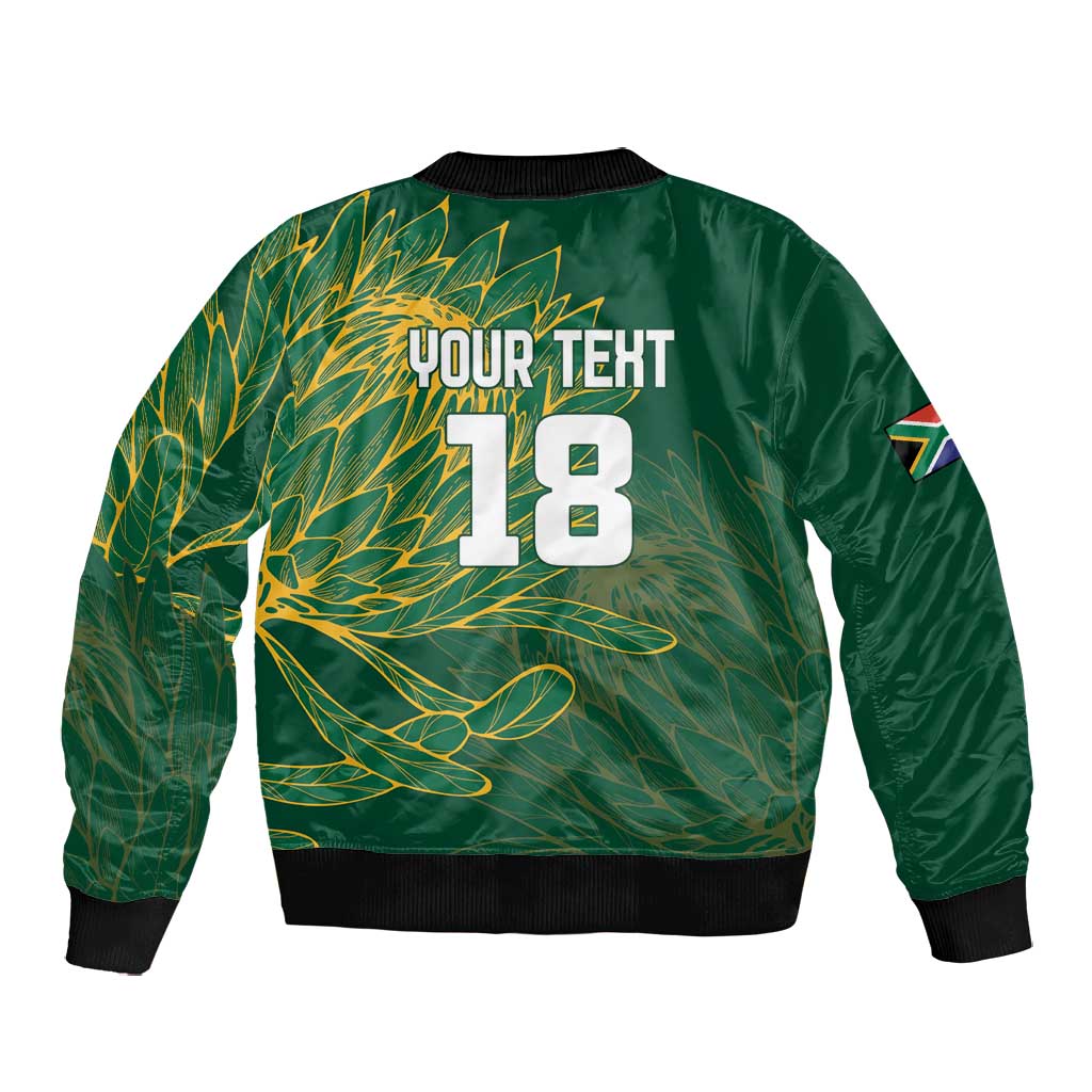 Rugby South Africa Champion Custom Bomber Jacket Springboks Mascot - African Pride
