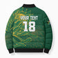 Rugby South Africa Champion Custom Bomber Puffer Jacket Springboks Mascot