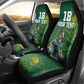 Rugby South Africa Champion Custom Car Seat Cover Springboks Mascot - African Pride