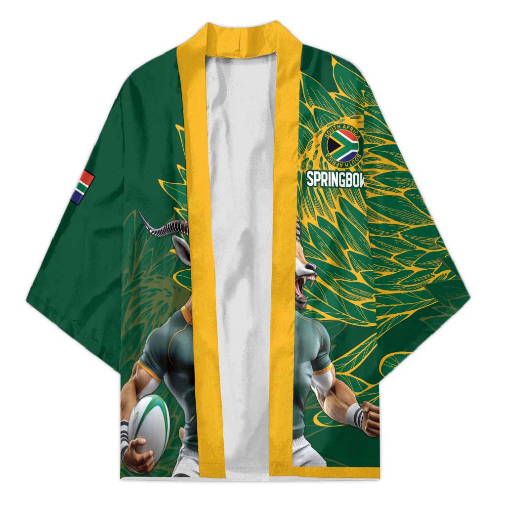 Rugby South Africa Champion Custom Kimono Springboks Mascot