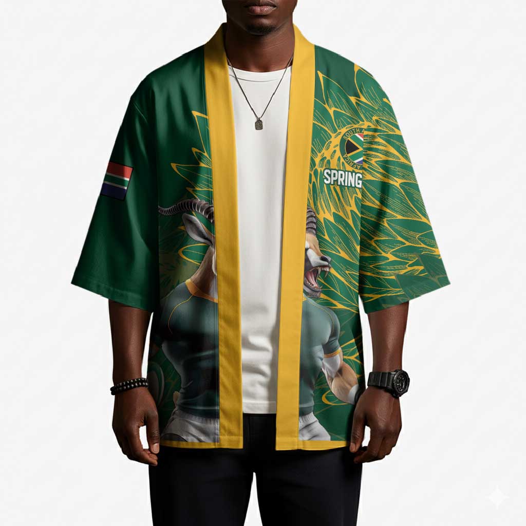 Rugby South Africa Champion Custom Kimono Springboks Mascot
