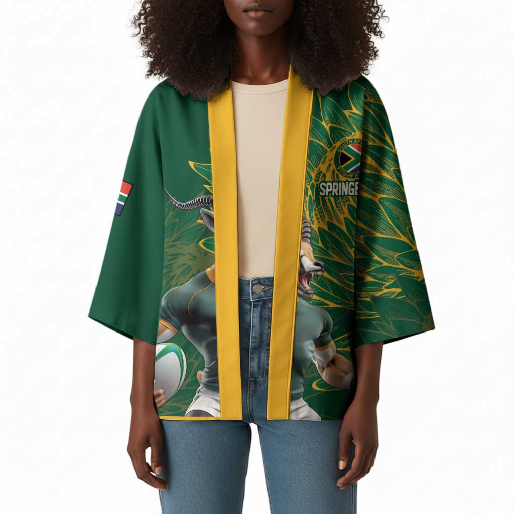 Rugby South Africa Champion Custom Kimono Springboks Mascot