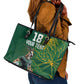 Rugby South Africa Champion Custom Leather Tote Bag Springboks Mascot - African Pride