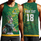 Rugby South Africa Champion Custom Men Tank Top Springboks Mascot - African Pride