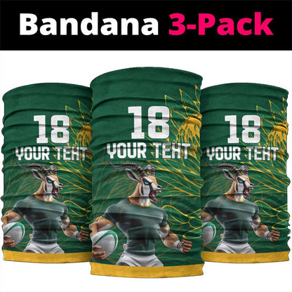 Rugby South Africa Champion Custom Neck Gaiter Springboks Mascot LT18