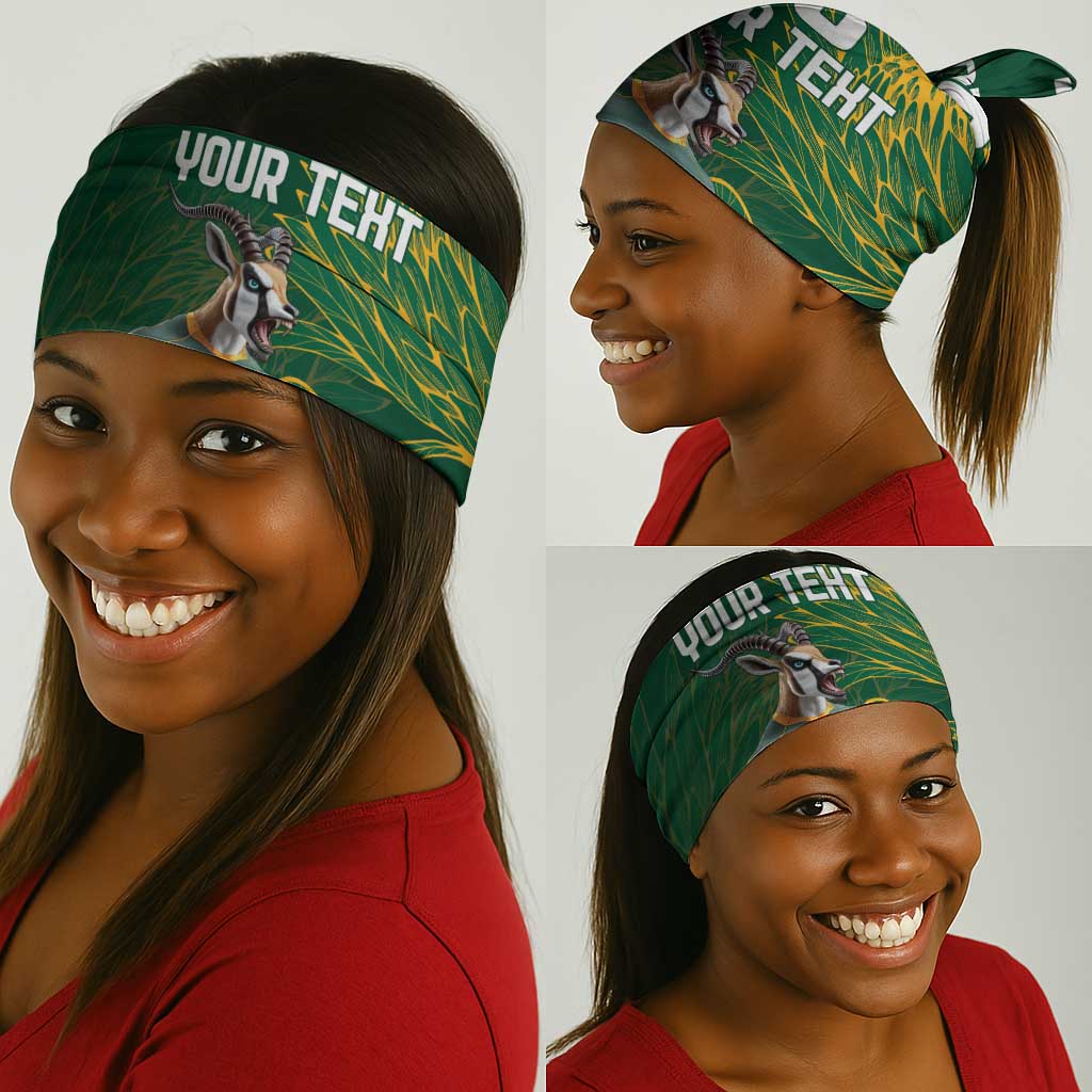 Rugby South Africa Champion Custom Neck Gaiter Springboks Mascot LT18