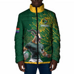 Rugby South Africa Champion Custom Padded Jacket Springboks Mascot