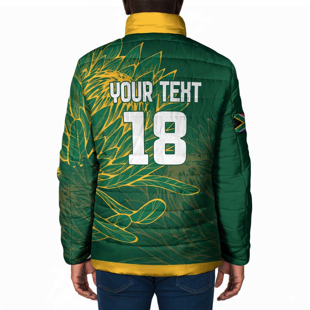 Rugby South Africa Champion Custom Padded Jacket Springboks Mascot
