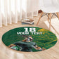 Rugby South Africa Champion Custom Round Carpet Springboks Mascot - African Pride