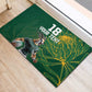 Rugby South Africa Champion Custom Rubber Doormat Springboks Mascot - African Pride