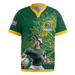 Rugby South Africa Champion Custom Rugby Jersey Springboks Mascot - African Pride