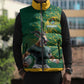 Rugby South Africa Champion Custom Sleeveless Puffer Jacket Springboks Mascot