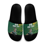 Rugby South Africa Champion Custom Slide Sandals Springboks Mascot