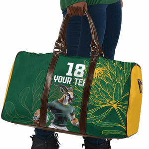 Rugby South Africa Champion Custom Travel Bag Springboks Mascot
