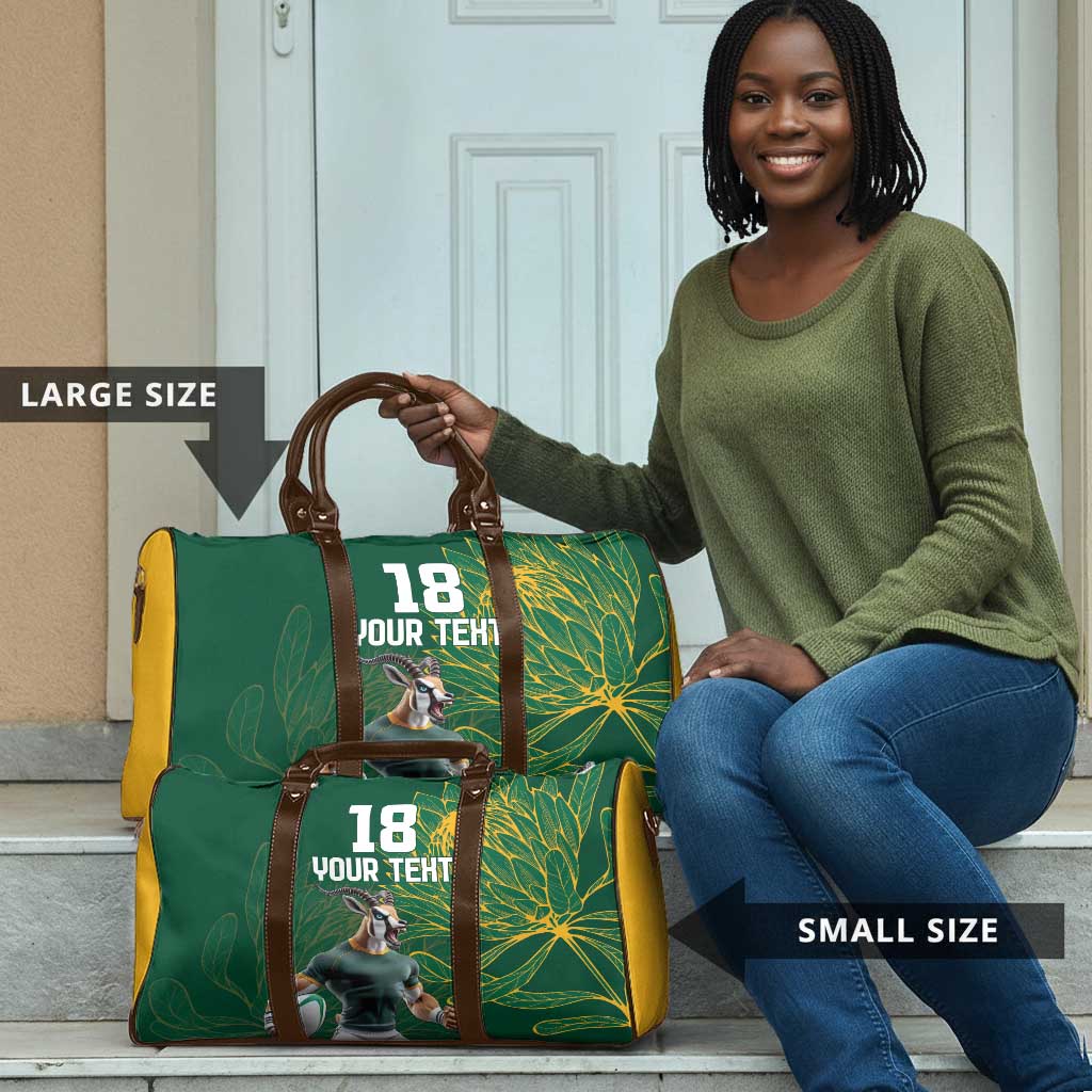 Rugby South Africa Champion Custom Travel Bag Springboks Mascot