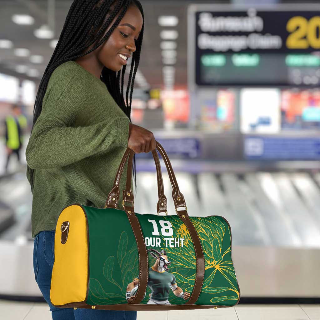 Rugby South Africa Champion Custom Travel Bag Springboks Mascot
