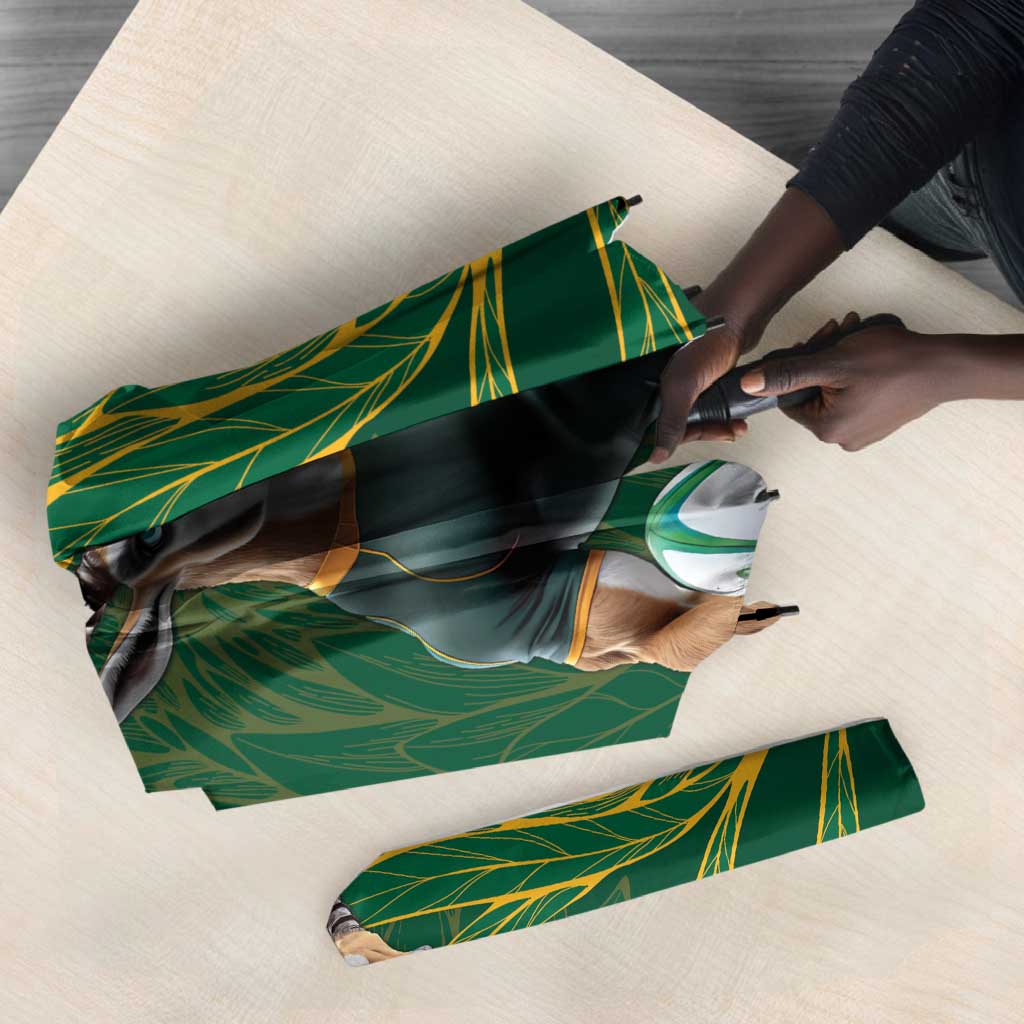 Rugby South Africa Champion Custom Umbrella Springboks Mascot