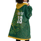 Rugby South Africa Champion Custom Wearable Blanket Hoodie Springboks Mascot - African Pride