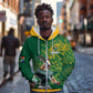 Rugby South Africa Champion Custom Zip Hoodie Springboks Mascot - African Pride