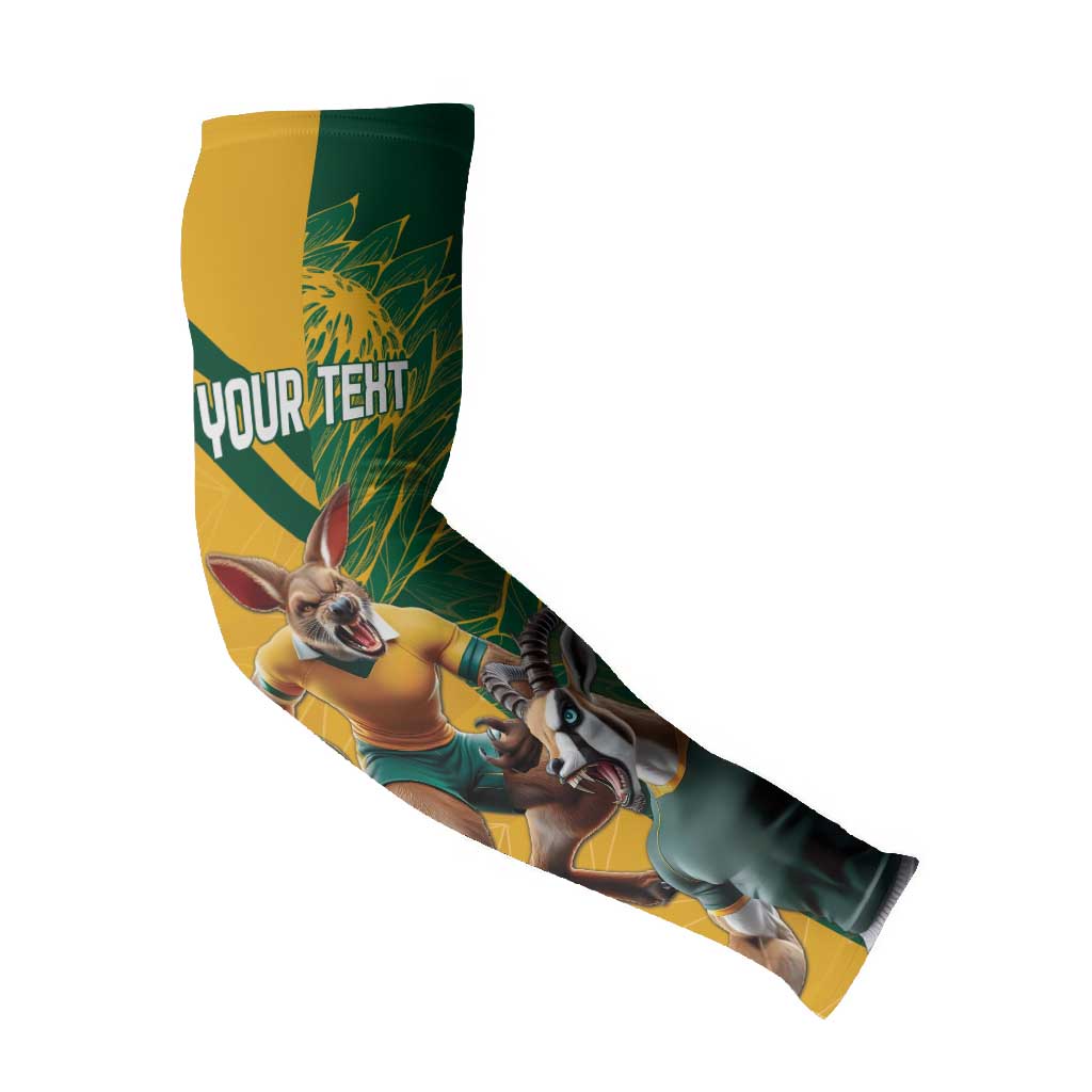 South Africa Australia Rugby Champion Personalized Arm Sleeves Springboks Wallabies Mascot