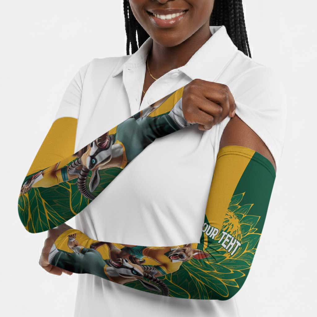 South Africa Australia Rugby Champion Personalized Arm Sleeves Springboks Wallabies Mascot