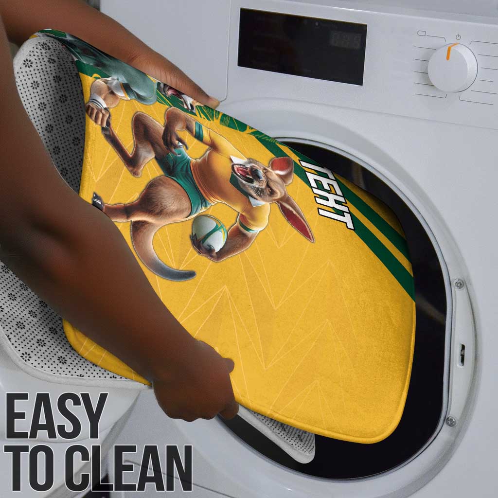 South Africa Australia Rugby Champion Personalized Bathroom Set Springboks Wallabies Mascot