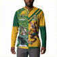 South Africa Australia Rugby Champion Personalized Button Sweatshirt Springboks Wallabies Mascot