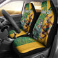 South Africa Australia Rugby Champion Personalized Car Seat Cover Springboks Wallabies Mascot - African Pride