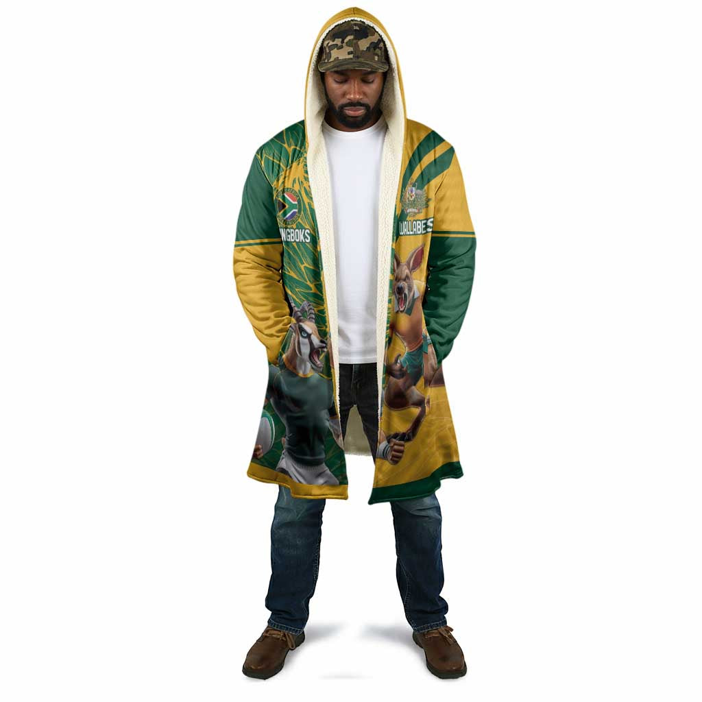South Africa Australia Rugby Champion Personalized Cloak Springboks Wallabies Mascot