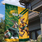 South Africa Australia Rugby Champion Personalized Garden Flag Springboks Wallabies Mascot - African Pride