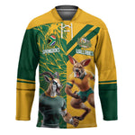 South Africa Australia Rugby Champion Personalized Hockey Jersey Springboks Wallabies Mascot