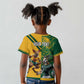 South Africa Australia Rugby Champion Personalized Kid T shirt Springboks Wallabies Mascot - African Pride