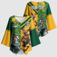 South Africa Australia Rugby Champion Personalized Kimono Sleeve Blouse Springboks Wallabies Mascot