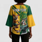 South Africa Australia Rugby Champion Personalized Kimono Sleeve Blouse Springboks Wallabies Mascot
