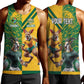 South Africa Australia Rugby Champion Personalized Men Tank Top Springboks Wallabies Mascot - African Pride