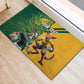 South Africa Australia Rugby Champion Personalized Rubber Doormat Springboks Wallabies Mascot - African Pride