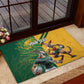 South Africa Australia Rugby Champion Personalized Rubber Doormat Springboks Wallabies Mascot - African Pride