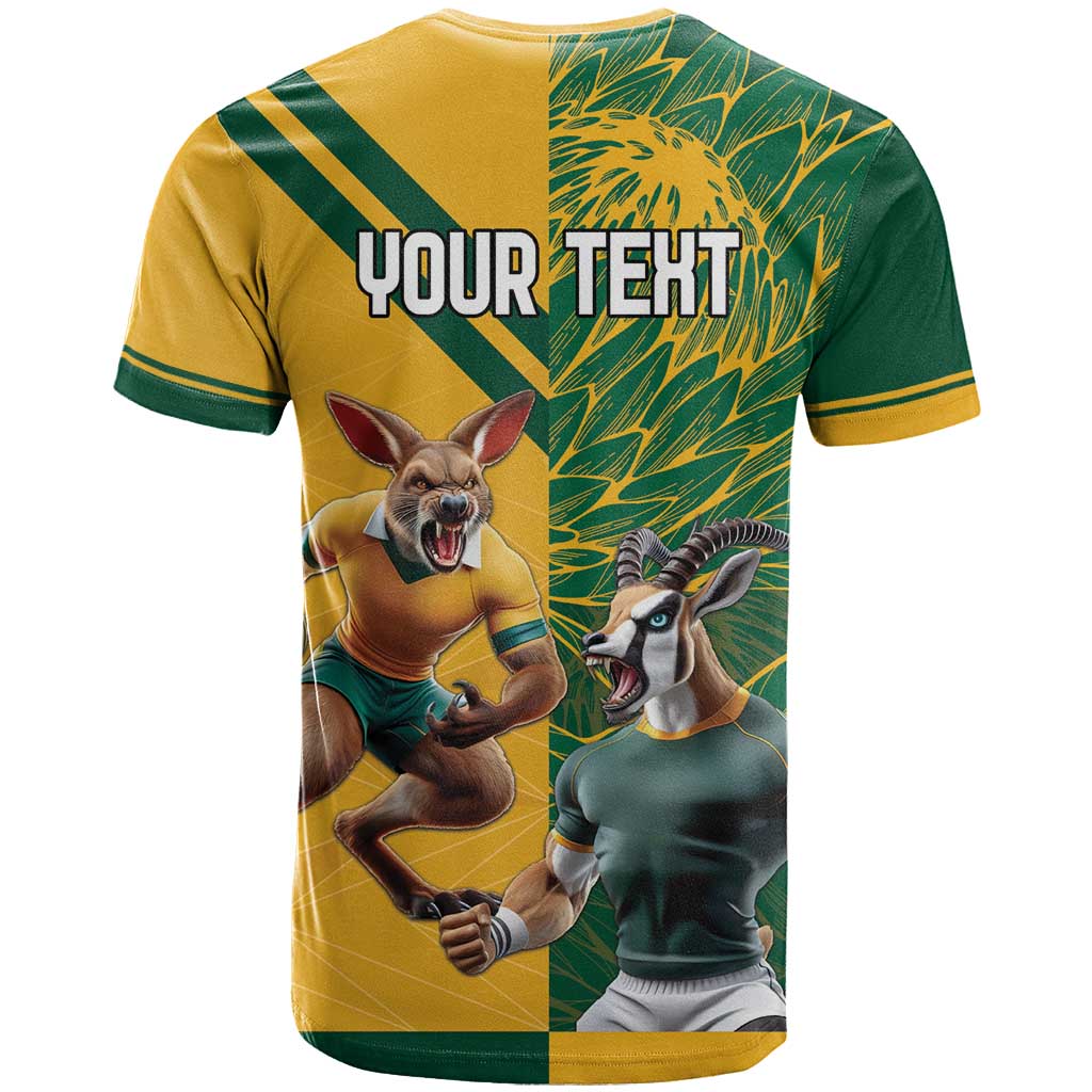 South Africa Australia Rugby Champion Personalized T shirt Springboks Wallabies Mascot - African Pride