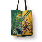 South Africa Australia Rugby Champion Personalized Tote Bag Springboks Wallabies Mascot